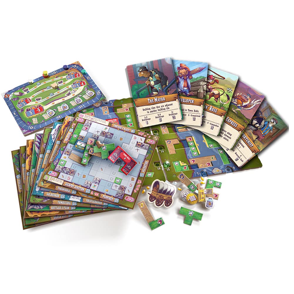 Direwolf, Wild Tiled West, jogo de tabuleiro, maiores de 13 anos